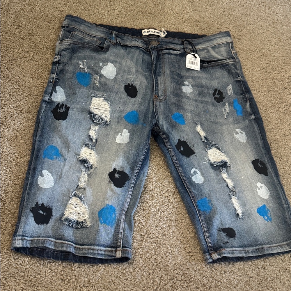 Stylish Distressed Denim Shorts for Men
